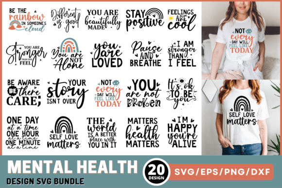 Download Mental Health SVG Bundle - Premium Bundle