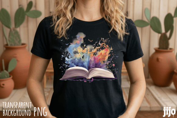 Download Book Fantasy Rainbow Magic PNG - Premium Resources